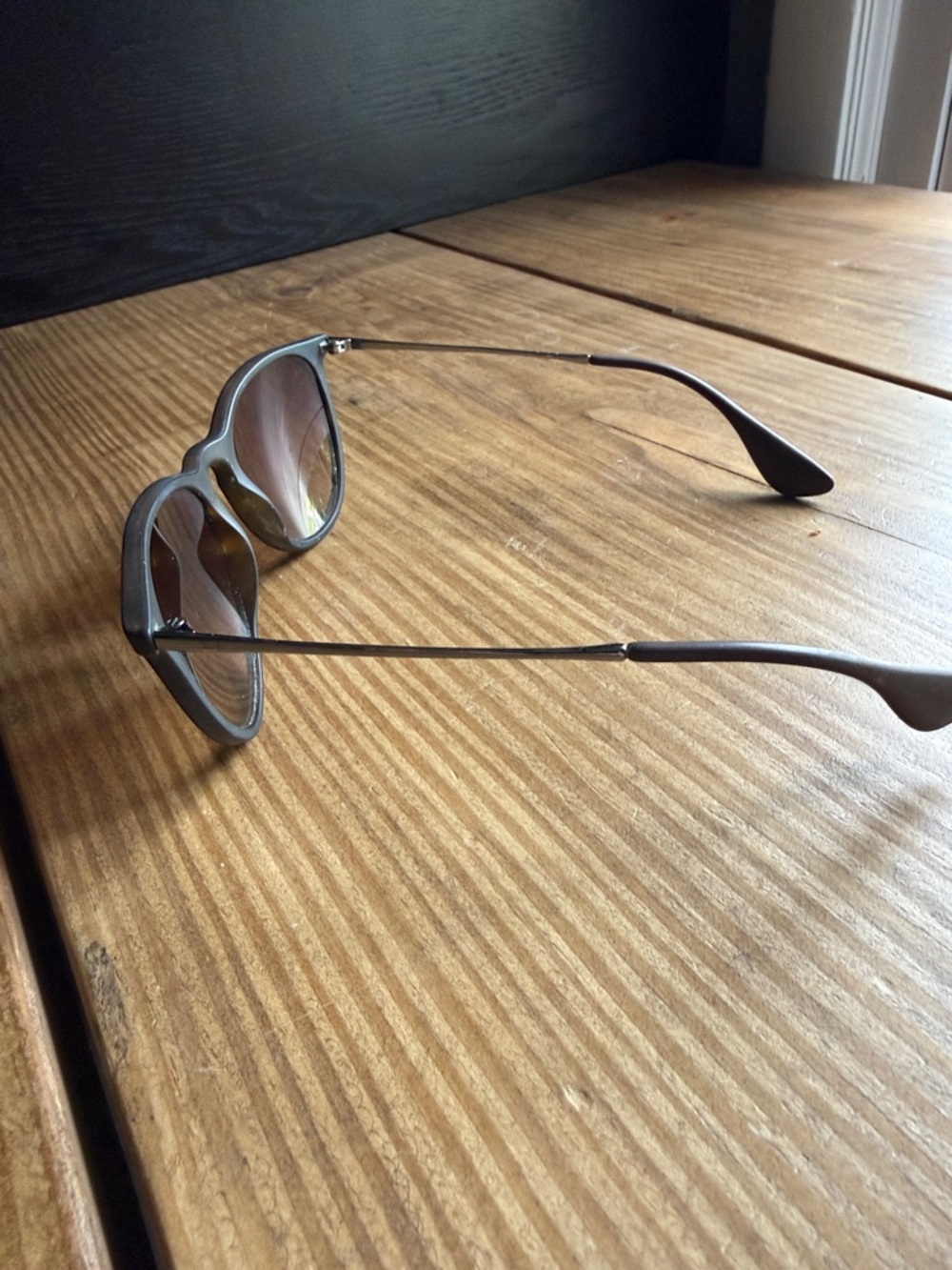 Ray-Ban Black Frame Brown Lens Sunglasses - Picture 5 of 6